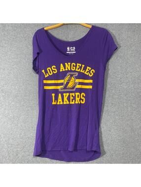 Ultra Game NBA Women's Los Angeles Lakers Purple Shirt Size Medium